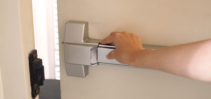 Roller Gate Panic Bar Installation in Pleasure Point, California